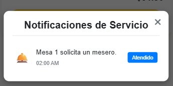 Notificación instantánea para el personal